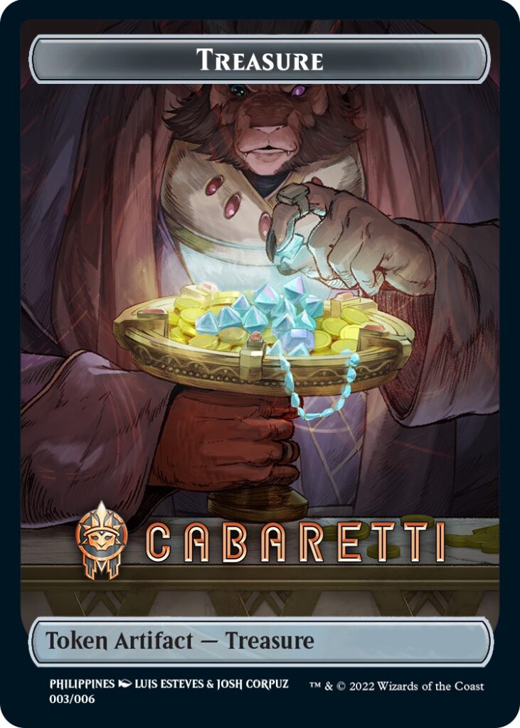 Image of Treasure Token (Cabaretti) (Southeast Asia Artists) [Streets of New Capenna Tokens]