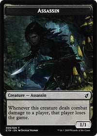 Image of Assassin // Morph Double-Sided Token [Commander 2019 Tokens]