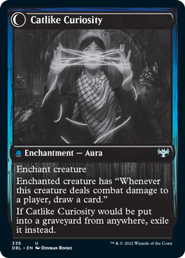 Image of Mischievous Catgeist // Catlike Curiosity [Innistrad: Double Feature]