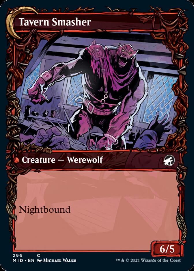 Image of Tavern Ruffian // Tavern Smasher (Showcase Equinox) [Innistrad: Midnight Hunt]