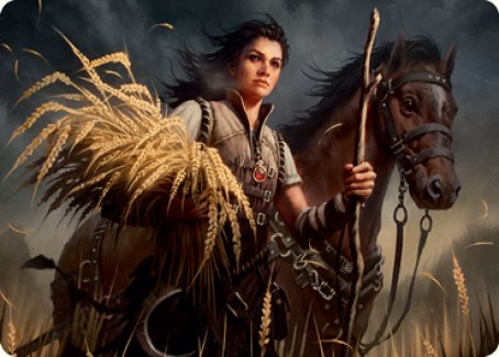 Image of Ambitious Farmhand Art Card [Innistrad: Midnight Hunt Art Series]