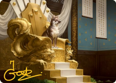 Image of Yoshimaru, Ever Faithful Art Card (Gold-Stamped Signature) [Kamigawa: Neon Dynasty Art Series]