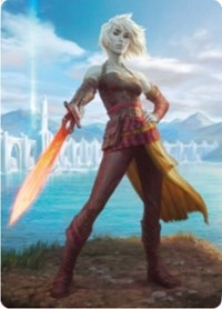 Image of Nahiri, Heir of the Ancients 1 Art Card [Zendikar Rising Art Series]