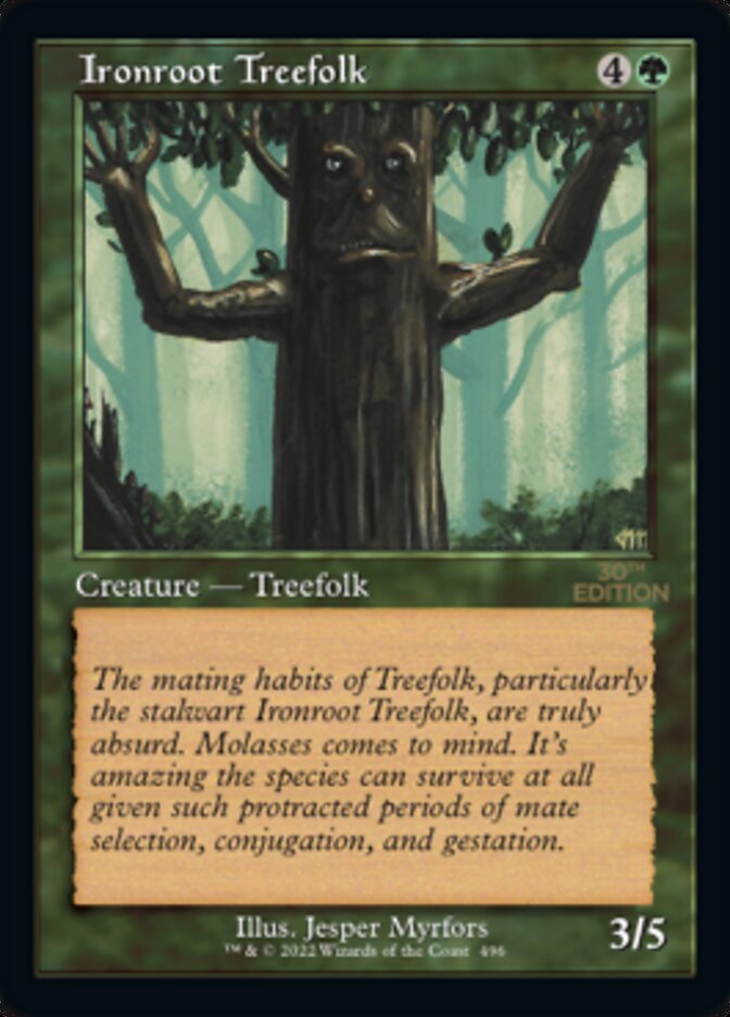 Image of Ironroot Treefolk (Retro) [30th Anniversary Edition]
