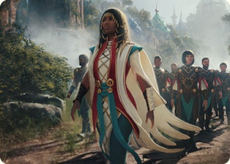 Image of Queen Kayla bin-Kroog Art Card [The Brothers' War Art Series]