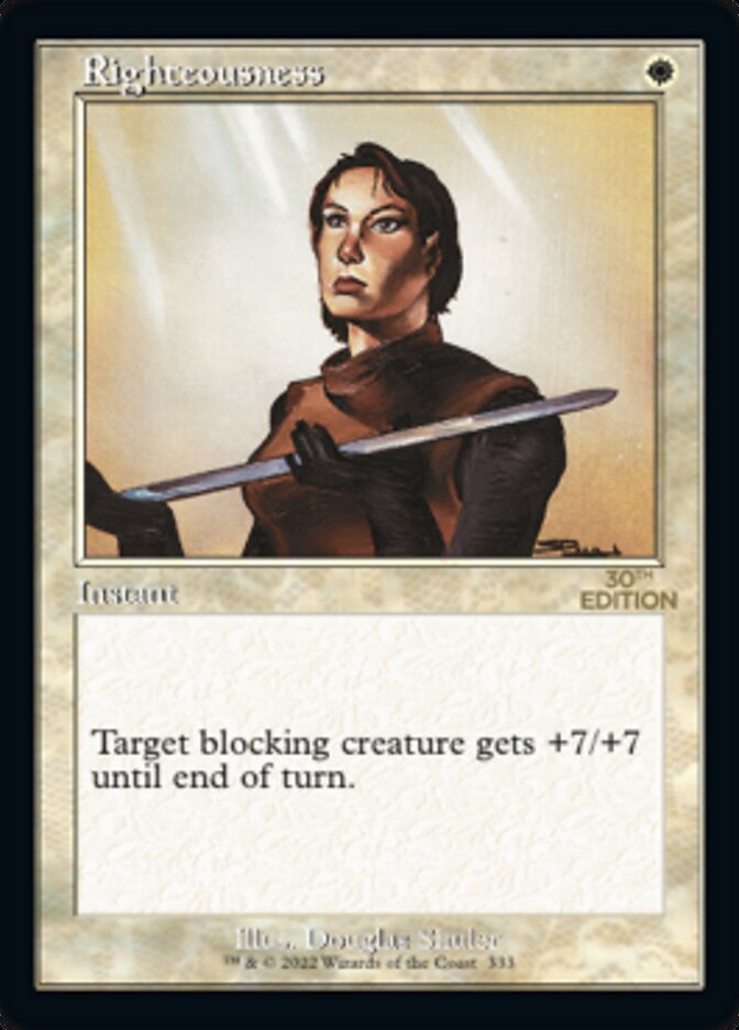 Image of Righteousness (Retro) [30th Anniversary Edition]