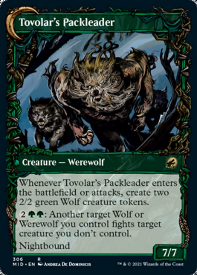 Image of Tovolar's Huntmaster // Tovolar's Packleader (Showcase Equinox) [Innistrad: Midnight Hunt]