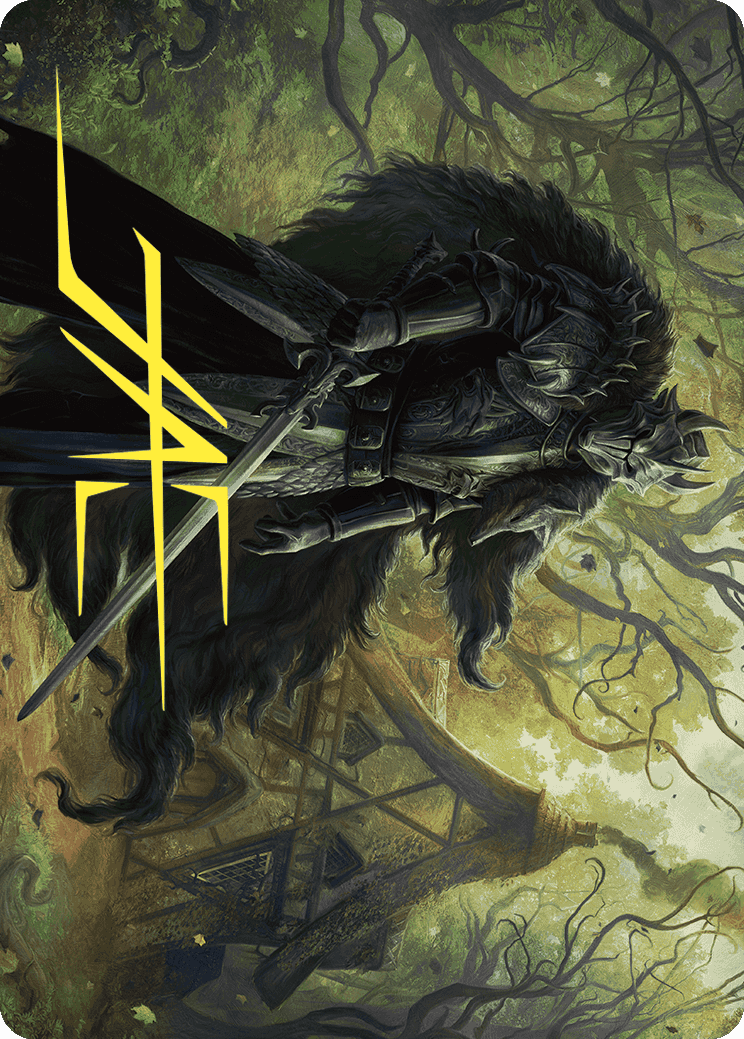 Image of Agatha's Champion Art Card (Gold-Stamped Signature) [Wilds of Eldraine Art Series]