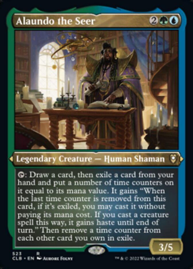 Image of Alaundo the Seer (Foil Etched) [Commander Legends: Battle for Baldur's Gate]