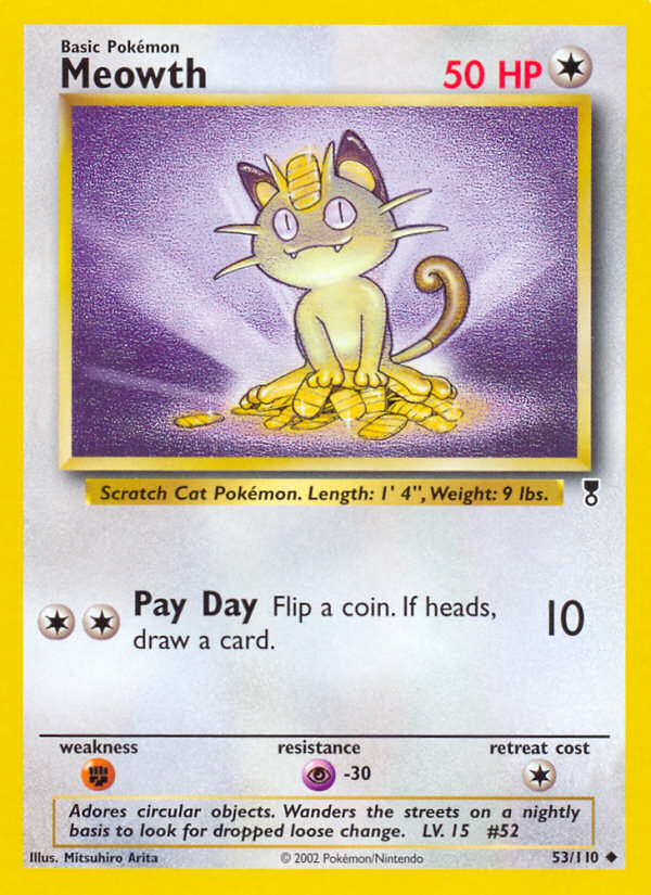 Meowth (53/110) [Legendary Collection]
