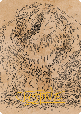 Image of Nemesis Phoenix Art Card (Gold-Stamped Signature) [Commander Legends: Battle for Baldur's Gate Art Series]