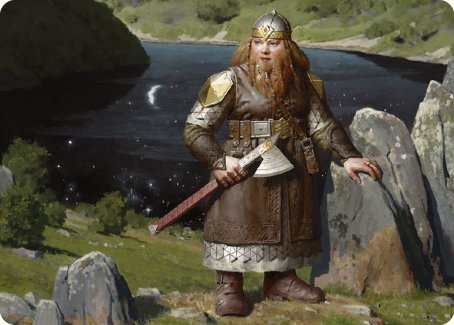 Image of Mirrormere Guardian Art Card [The Lord of the Rings: Tales of Middle-earth Art Series]