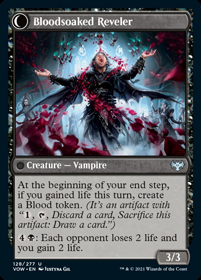 Image of Restless Bloodseeker // Bloodsoaked Reveler [Innistrad: Crimson Vow]