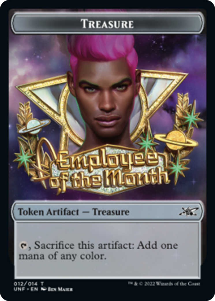 Image of Cat // Treasure (12) Double-Sided Token [Unfinity Tokens]