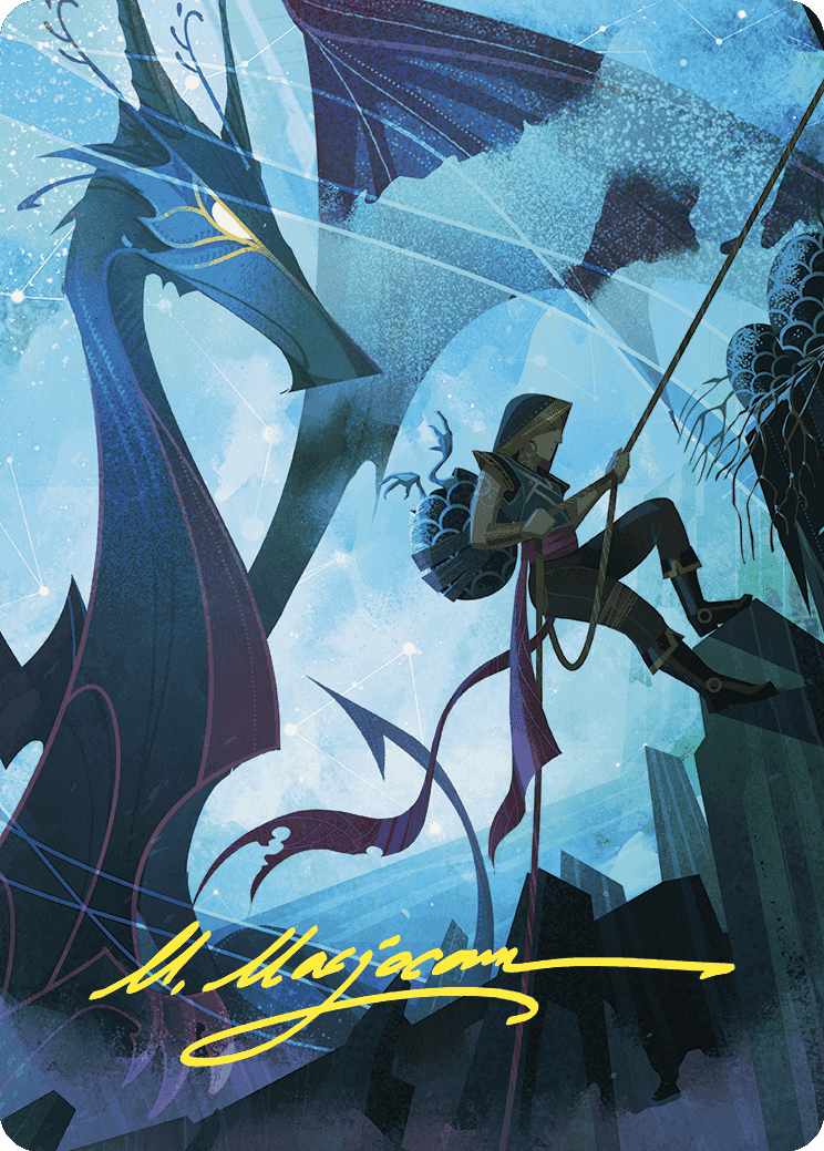 Image of Hatching Plans Art Card (Gold-Stamped Signature) [Wilds of Eldraine Art Series]