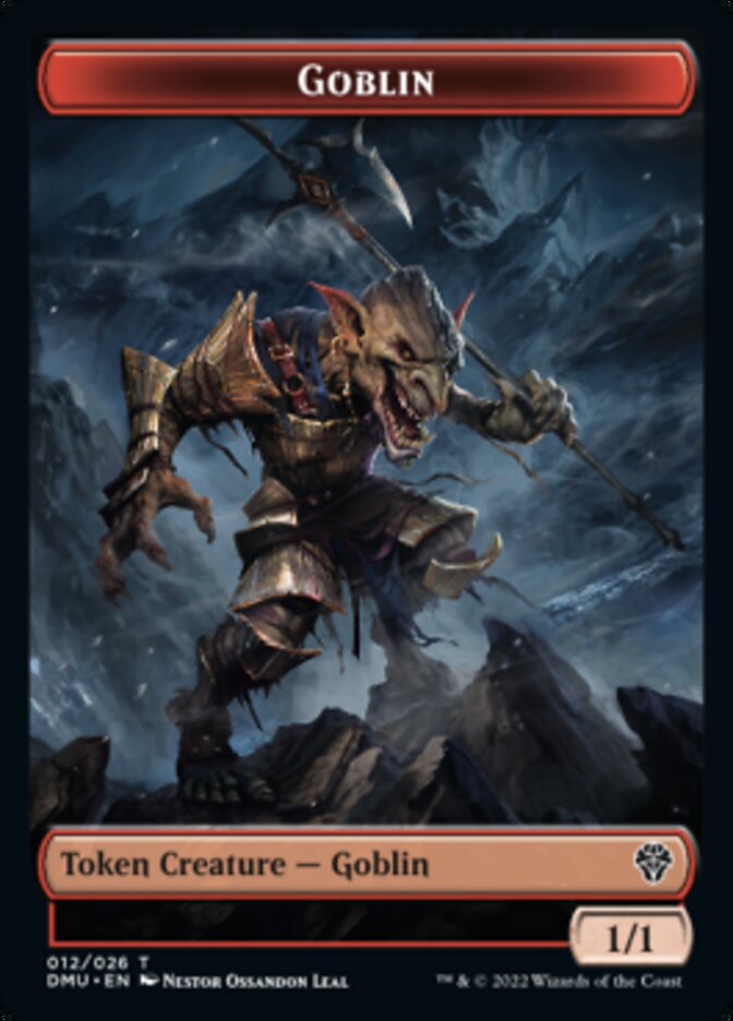 Image of Soldier // Goblin Double-Sided Token [Dominaria United Tokens]