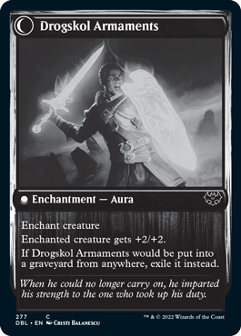 Image of Drogskol Infantry // Drogskol Armaments [Innistrad: Double Feature]