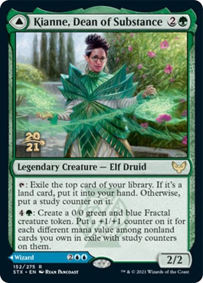 Image of Kianne, Dean of Substance // Imbraham, Dean of Theory [Strixhaven: School of Mages Prerelease Promos]