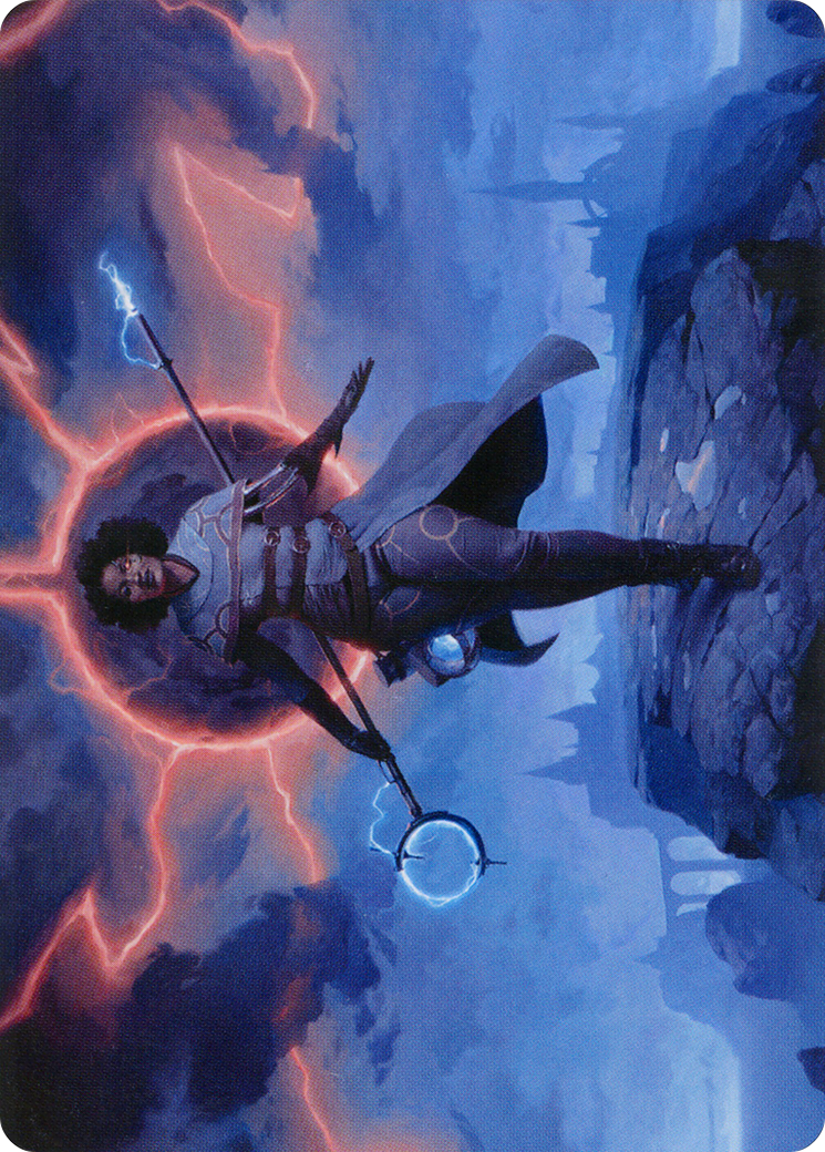 Image of Rona, Herald of Invasion Art Card [March of the Machine Art Series]