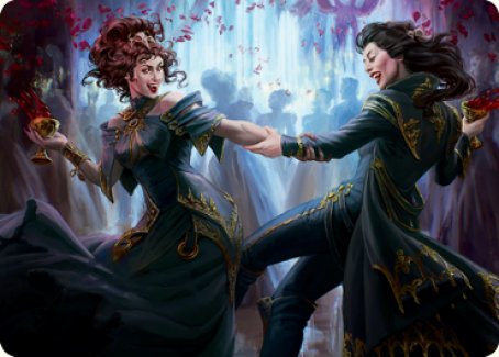 Image of Falkenrath Celebrants 1 Art Card [Innistrad: Crimson Vow Art Series]
