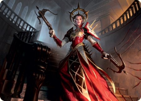 Image of Bloodthirsty Adversary Art Card [Innistrad: Midnight Hunt Art Series]