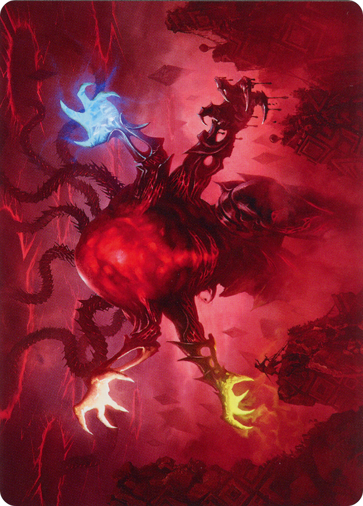 Image of Omnath, Locus of All Art Card (51) [March of the Machine Art Series]
