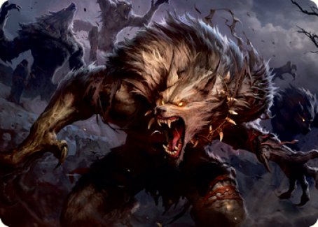 Image of Village Reavers Art Card [Innistrad: Midnight Hunt Art Series]