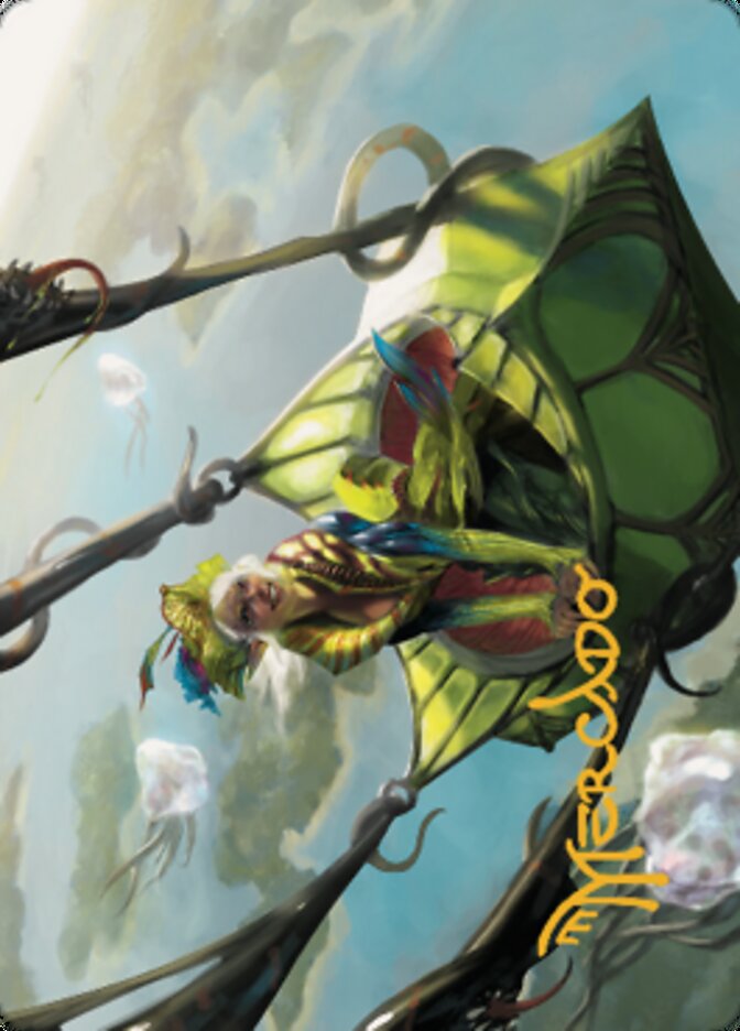 Image of Nael, Avizoa Aeronaut Art Card (Gold-Stamped Signature) [Dominaria United Art Series]
