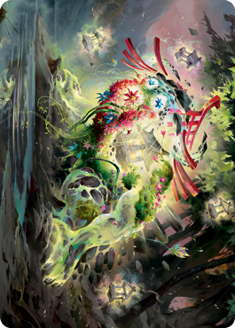 Image of Go-Shintai of Life's Origin Art Card [Kamigawa: Neon Dynasty Art Series]