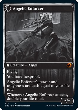 Image of Enduring Angel // Angelic Enforcer [Innistrad: Double Feature]