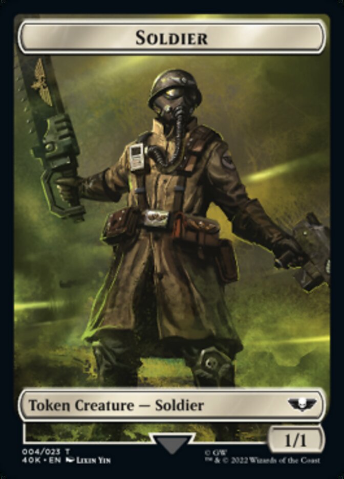 Image of Soldier (004) // Vanguard Suppressor Double-Sided Token [Warhammer 40,000 Tokens]