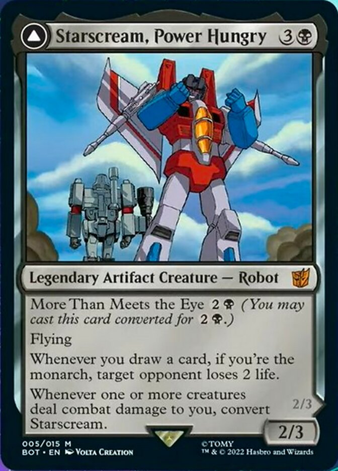 Image of Starscream, Power Hungry // Starscream, Seeker Leader [Transformers]