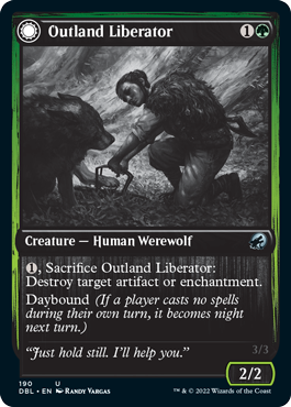 Image of Outland Liberator // Frenzied Trapbreaker [Innistrad: Double Feature]