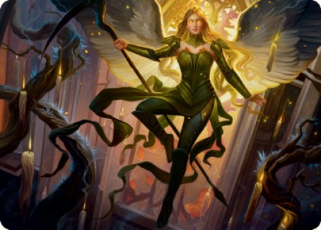 Image of Sigarda, Champion of Light Art Card [Innistrad: Midnight Hunt Art Series]