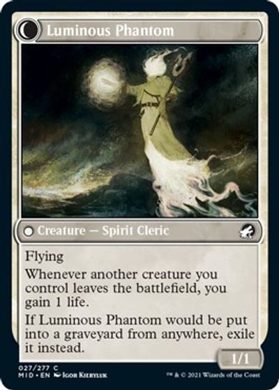Image of Lunarch Veteran // Luminous Phantom [Innistrad: Midnight Hunt]
