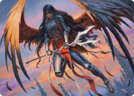 Image of Liesa, Forgotten Archangel Art Card [Innistrad: Midnight Hunt Art Series]