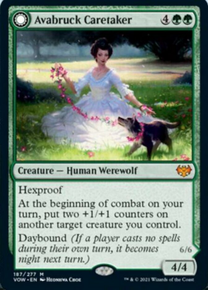 Image of Avabruck Caretaker // Hollowhenge Huntmaster [Innistrad: Crimson Vow]