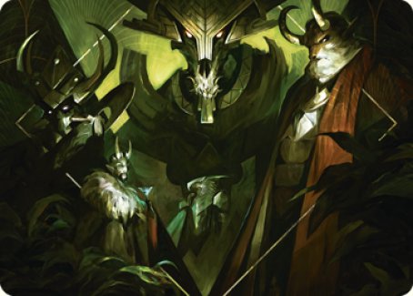 Image of Meeting of the Five Art Card [Streets of New Capenna Art Series]