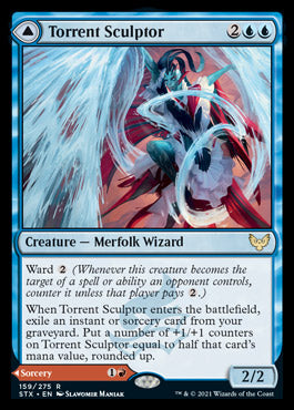 Image of Torrent Sculptor // Flamethrower Sonata [Strixhaven: School of Mages]