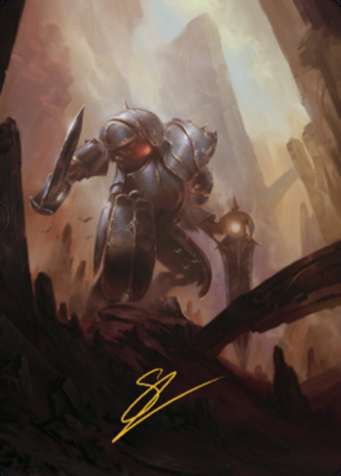 Image of Mountain Art Card (Gold-Stamped Signature) [The Brothers' War Art Series]