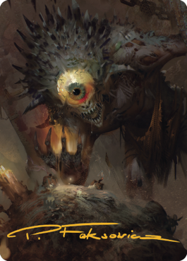 Image of Nothic Art Card (Gold-Stamped Signature) [Commander Legends: Battle for Baldur's Gate Art Series]