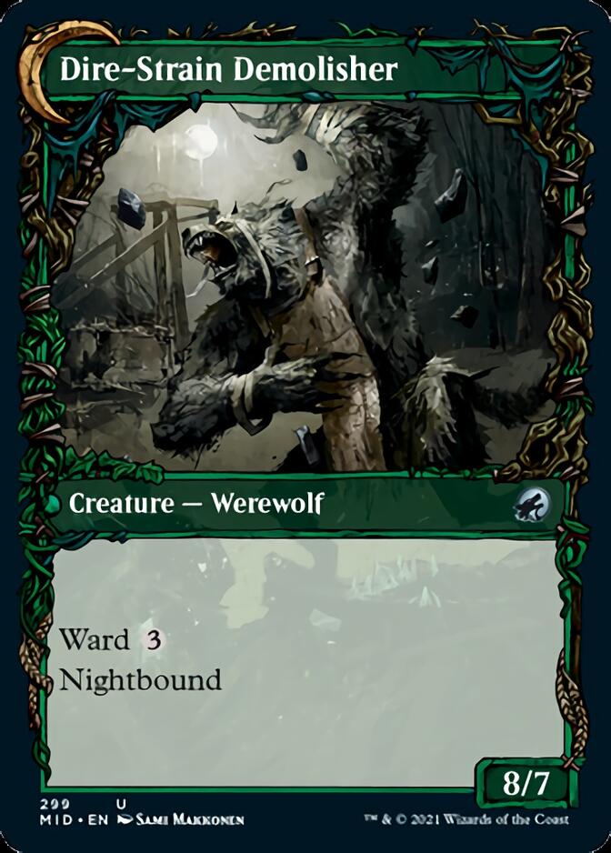 Image of Burly Breaker // Dire-Strain Demolisher (Showcase Equinox) [Innistrad: Midnight Hunt]