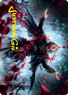 Image of Bloodsoaked Reveler Art Card (Gold-Stamped Signature) [Innistrad: Crimson Vow Art Series]