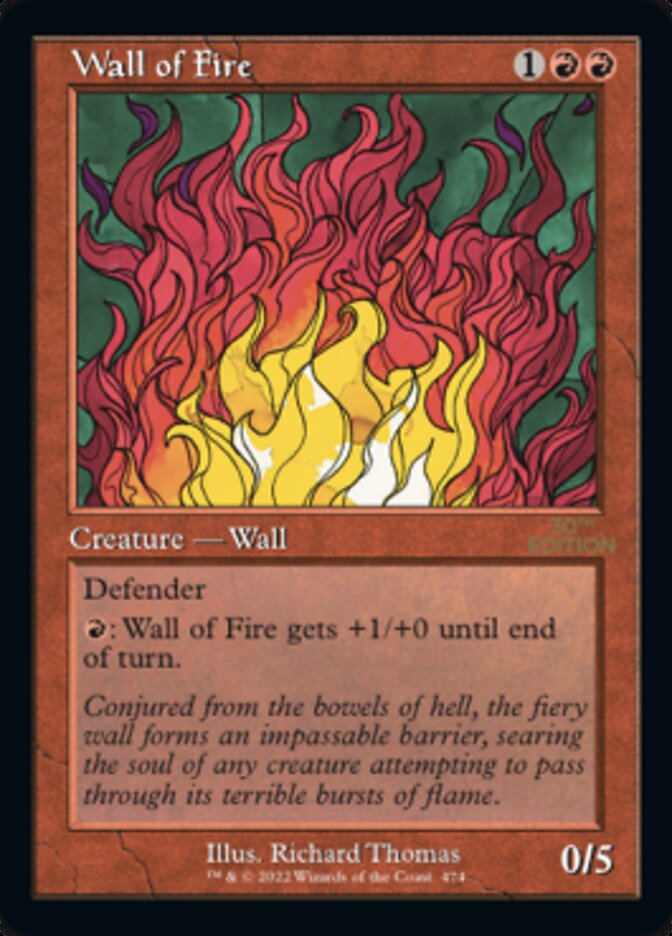 Image of Wall of Fire (Retro) [30th Anniversary Edition]