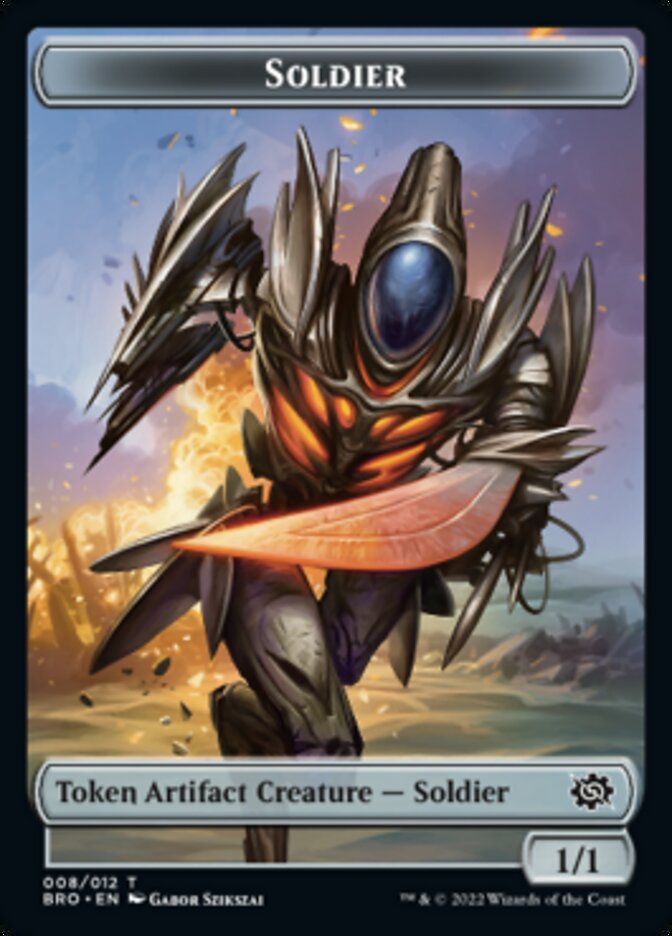 Image of Soldier Token (008) [The Brothers' War Tokens]