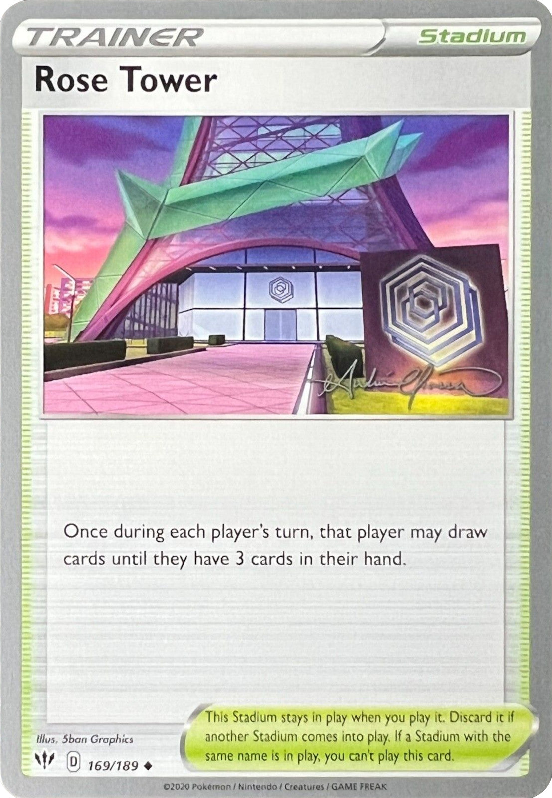 Image of Rose Tower (169/189) (The Shape of Mew - Andre Chiasson) [World Championships 2022]