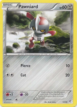 Image of Pawniard (13/30) [XY: Trainer Kit 1 - Bisharp]