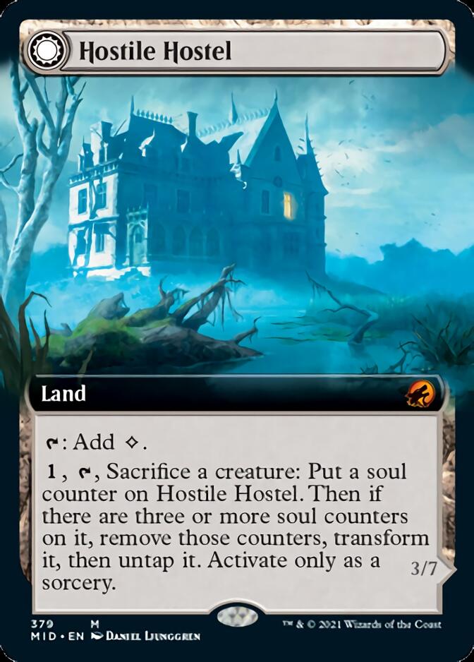 Image of Hostile Hostel // Creeping Inn (Extended Art) [Innistrad: Midnight Hunt]