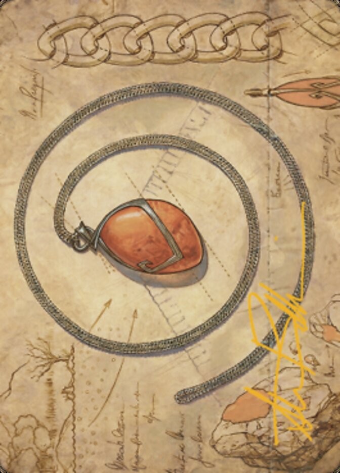 Image of Mox Amber Art Card (Gold-Stamped Signature) [The Brothers' War Art Series]