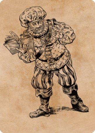 Image of Volo, Itinerant Scholar Art Card [Commander Legends: Battle for Baldur's Gate Art Series]